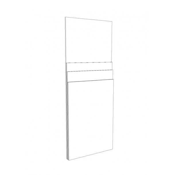 Bagplade til gavlramme