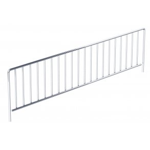 Skillevg til metalhylde