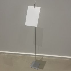 Skilteholder med klemme