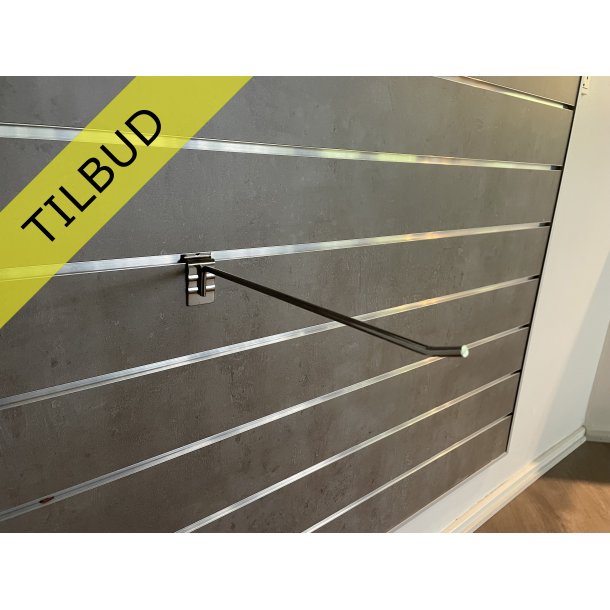 Enkeltkrog 30cm til rillepanel (6mm) - Restsalg