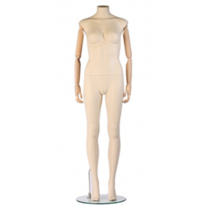 Dame mannequin med fleksible trarme