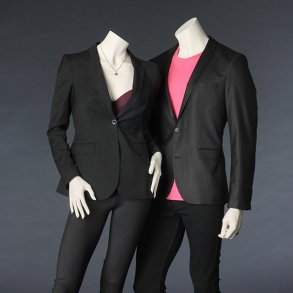 Hovedløse Dame og Herre mannequiner